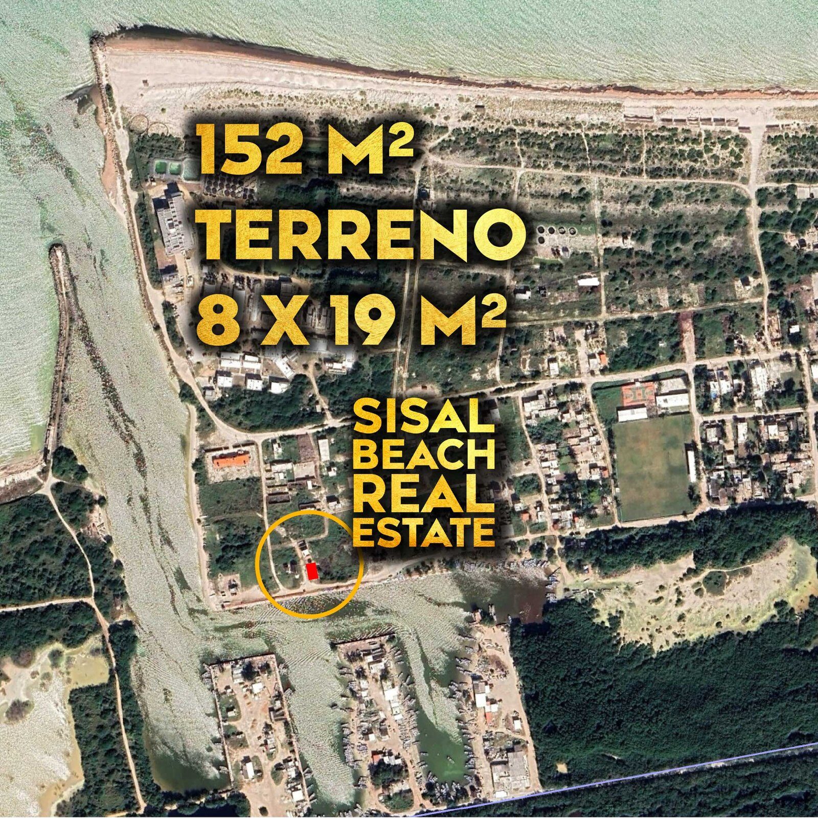 Departamento frente al mar en Sisal