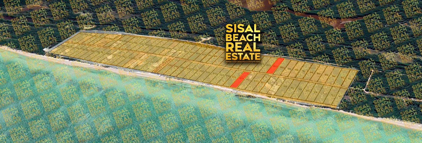 Terreno frente al mar de 150,000 m² en Sisal