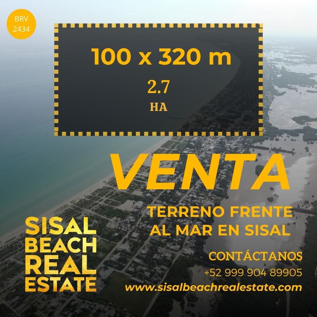 Terreno de 80,000 m² en Sisal