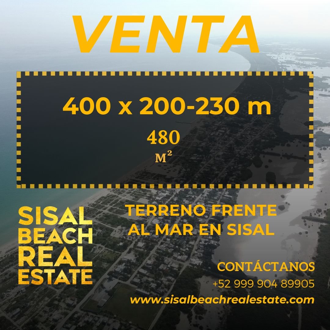Terreno cerca de la playa en Sisal
